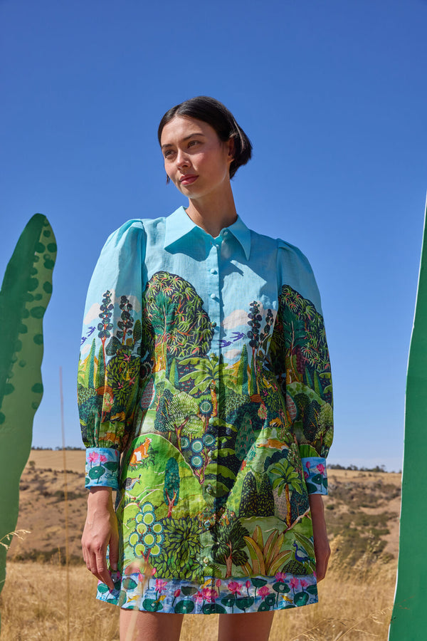 Gorman NZ - Royal Garden Shirt Dress - print