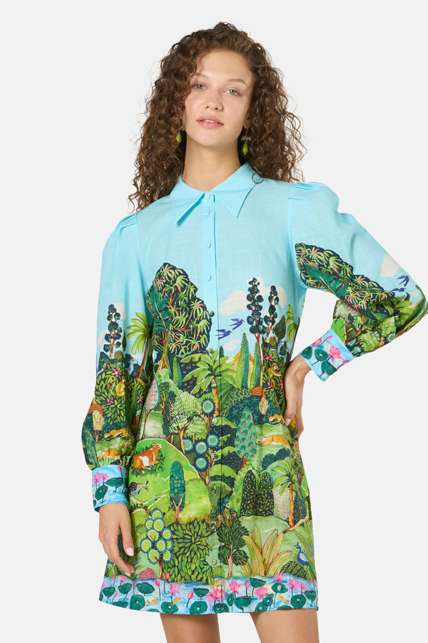 Gorman NZ - Royal Garden Shirt Dress - print