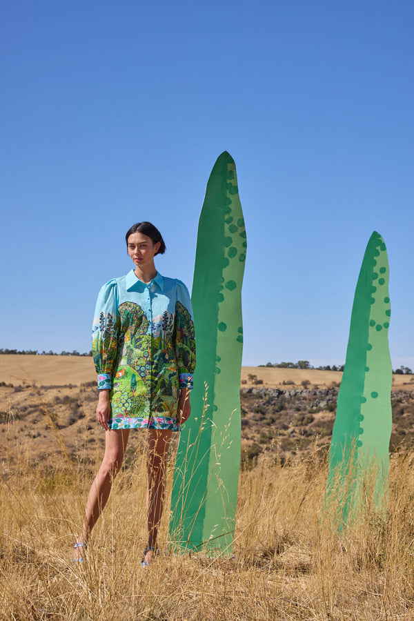 Gorman NZ - Royal Garden Shirt Dress - print