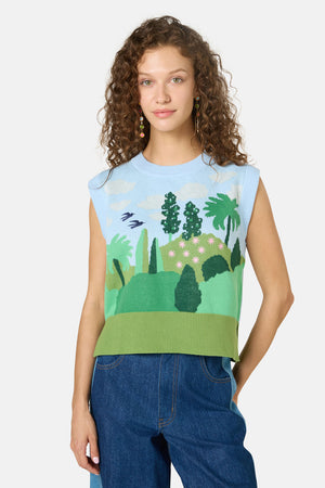 Gorman NZ - Royal Garden Knit Vest - multi