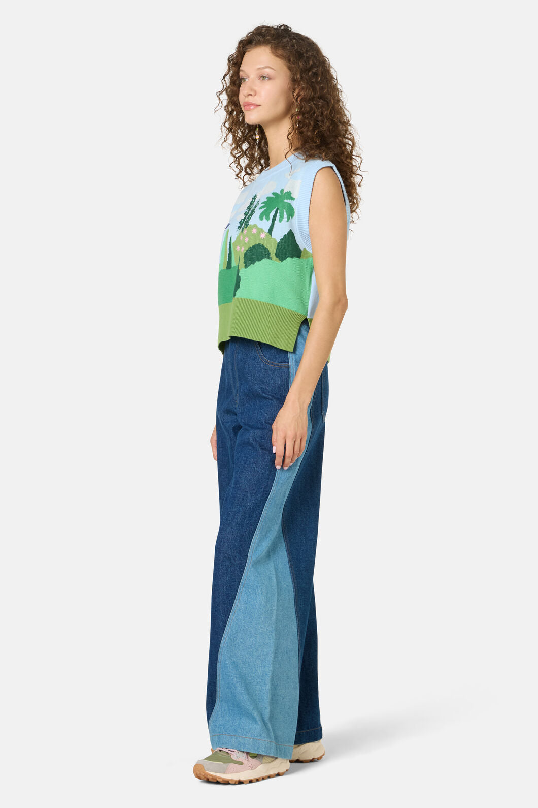 Gorman NZ - Royal Garden Knit Vest - multi