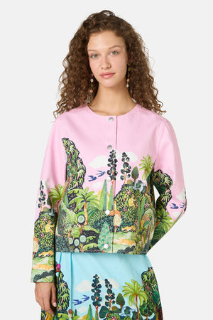 Gorman NZ - RoyalGardenRversibleShellJckt - print