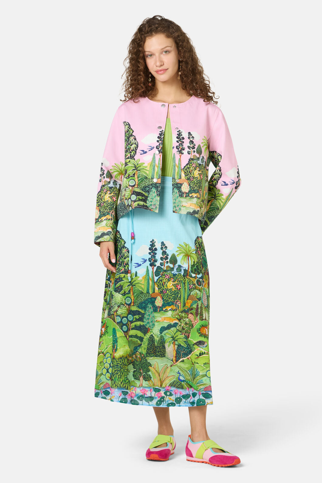 Gorman NZ - RoyalGardenRversibleShellJckt - print