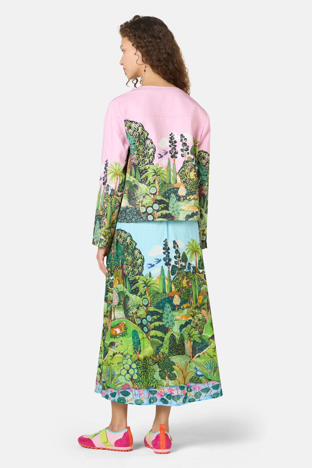 Gorman NZ - RoyalGardenRversibleShellJckt - print