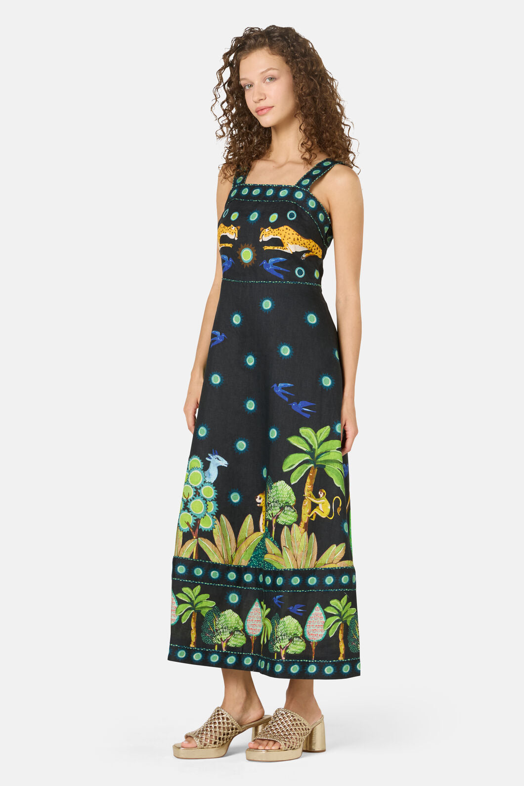 Gorman NZ - Royal Garden Long Dress - print