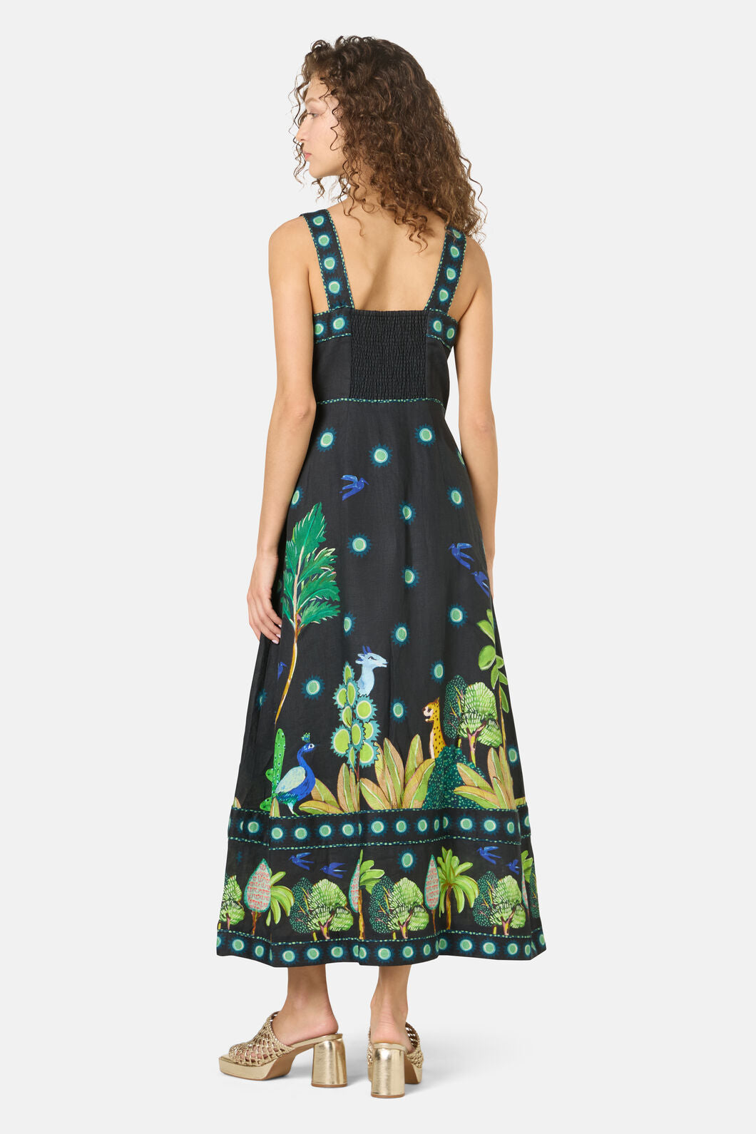 Gorman NZ - Royal Garden Long Dress - print