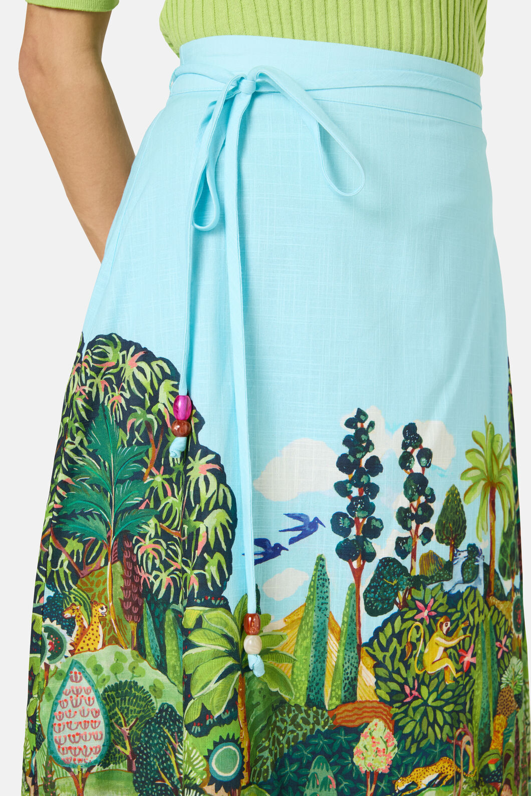 Gorman NZ - Royal Garden Midi Skirt - print