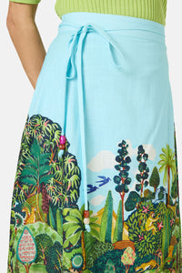 Gorman NZ - Royal Garden Midi Skirt - print