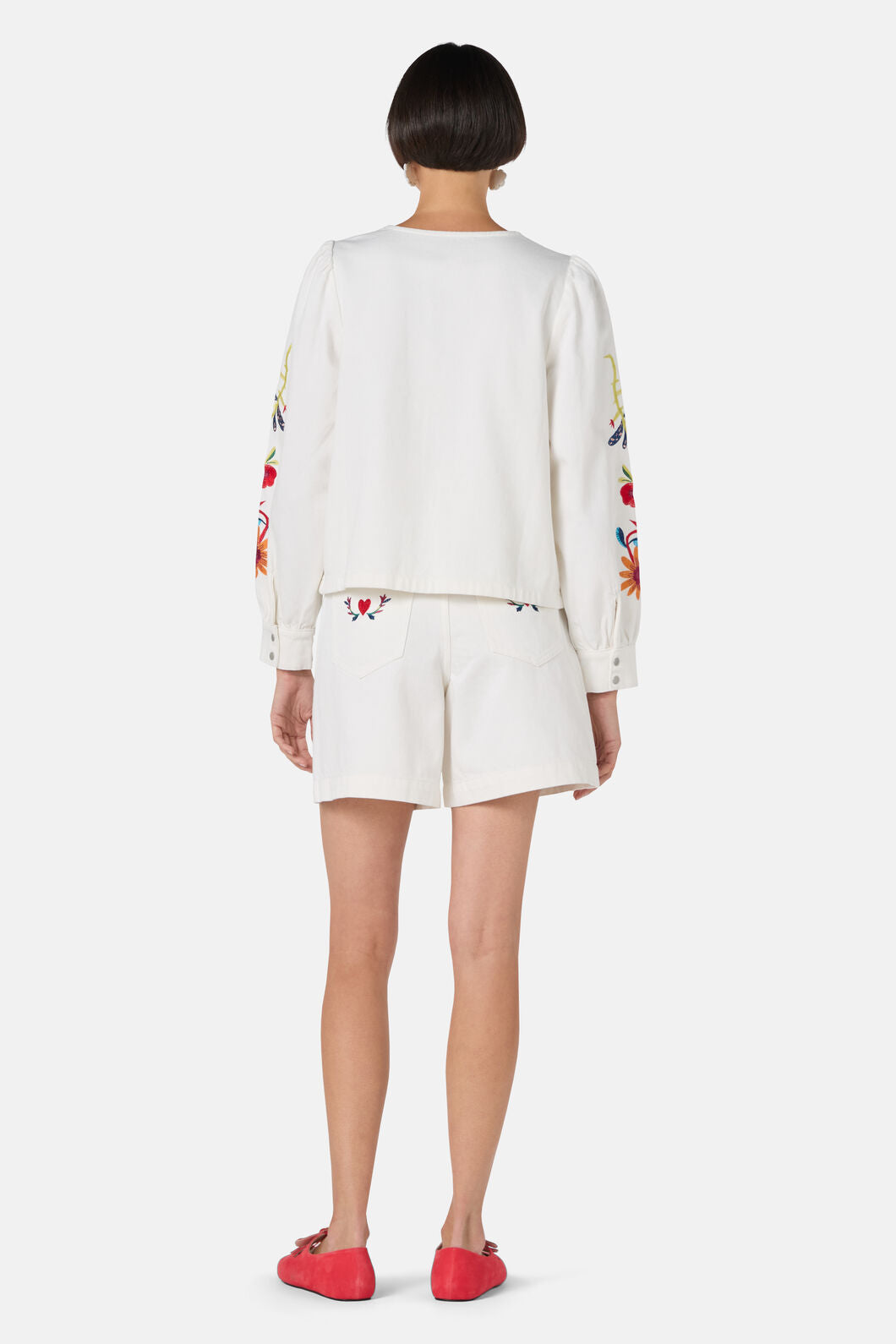 Gorman NZ - Little Things Denim Tie Jacket - cream