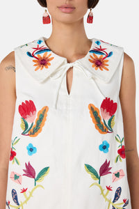 Gorman NZ - Little Things Denim Dress - cream