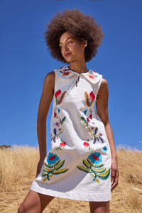 Gorman NZ - Little Things Denim Dress - cream