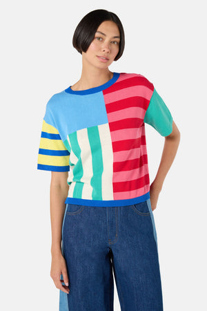 Gorman NZ - Abstract Line Block Top - multi