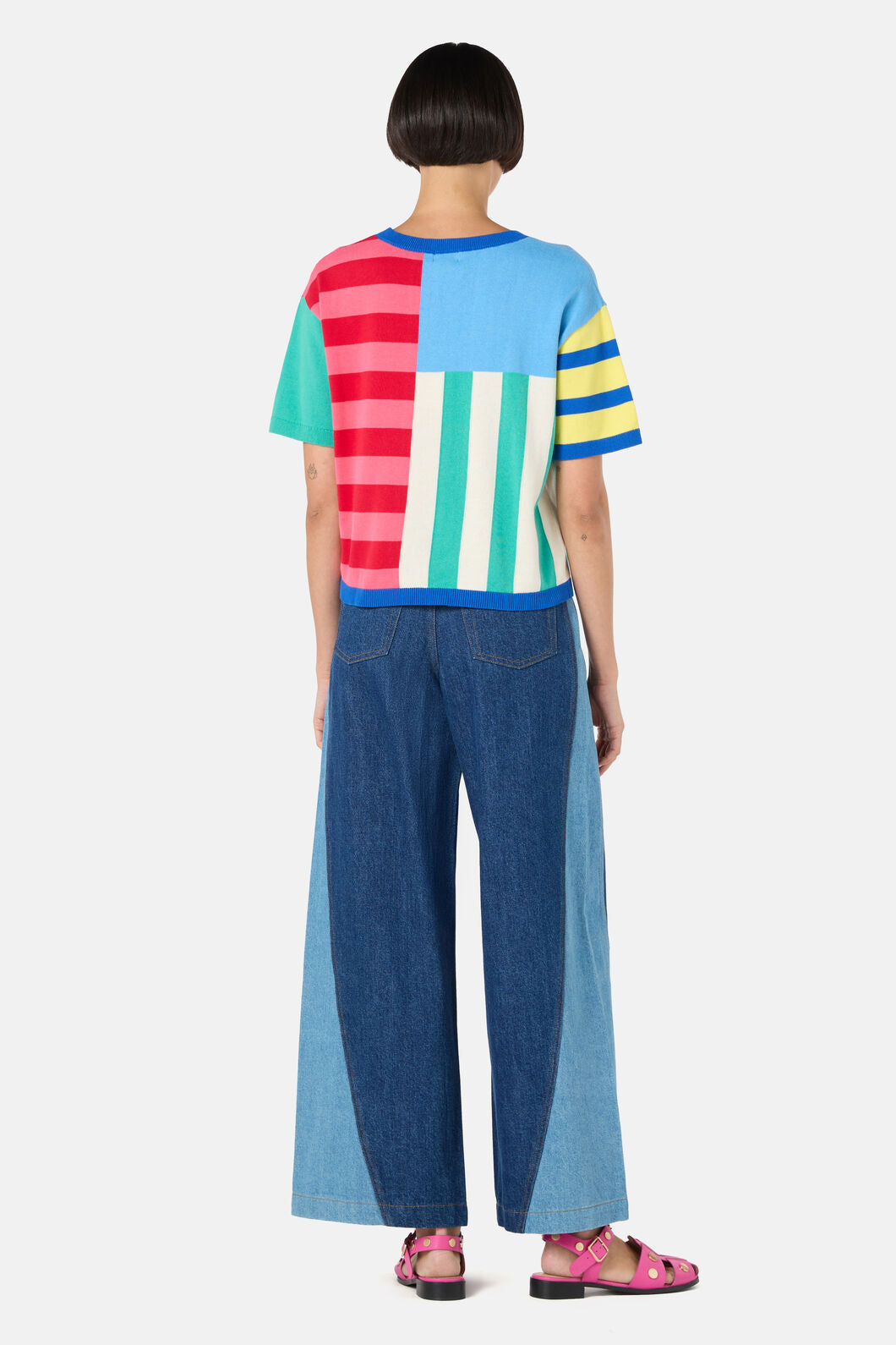 Gorman NZ - Abstract Line Block Top - multi