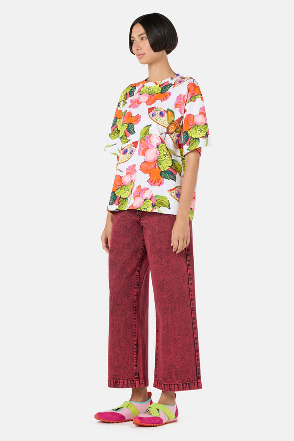 Gorman NZ - Elara Yardage Oversized Tee - print