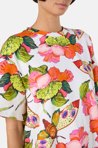 Gorman NZ - Elara Yardage Oversized Tee - print