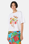 Gorman NZ - Elara Placement Relaxed Tee - white
