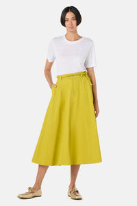Gorman NZ - Olive Garden Denim Skirt - olive