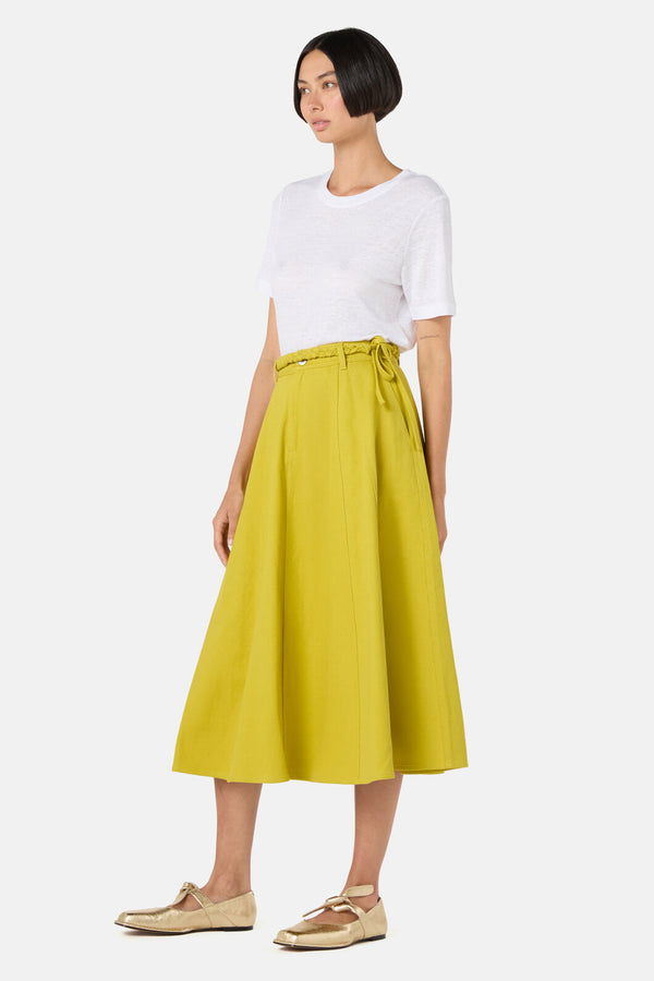 Gorman NZ - Olive Garden Denim Skirt - olive