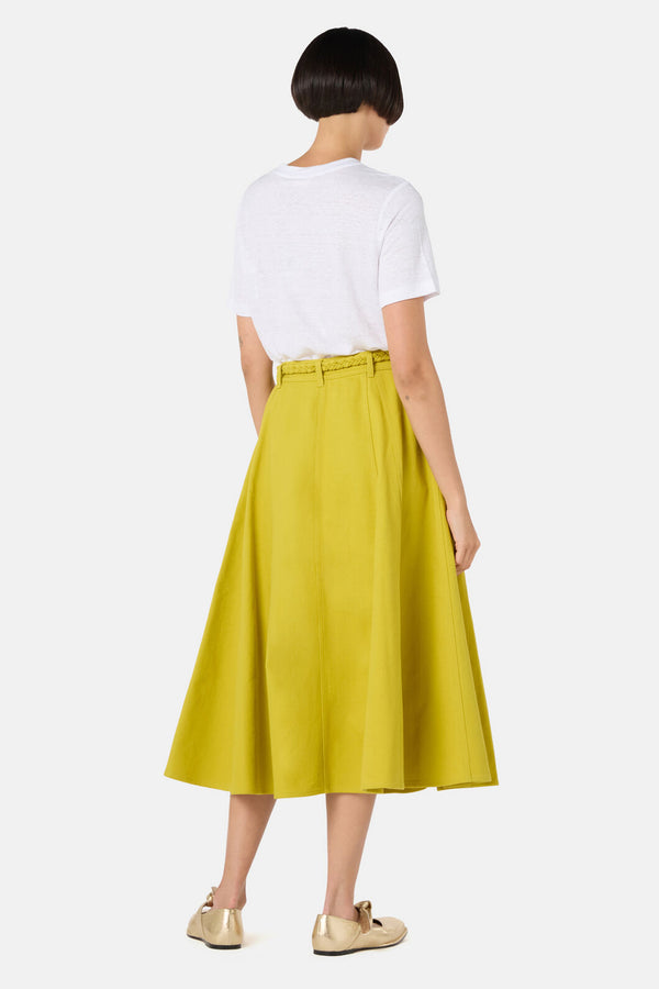 Gorman NZ - Olive Garden Denim Skirt - olive