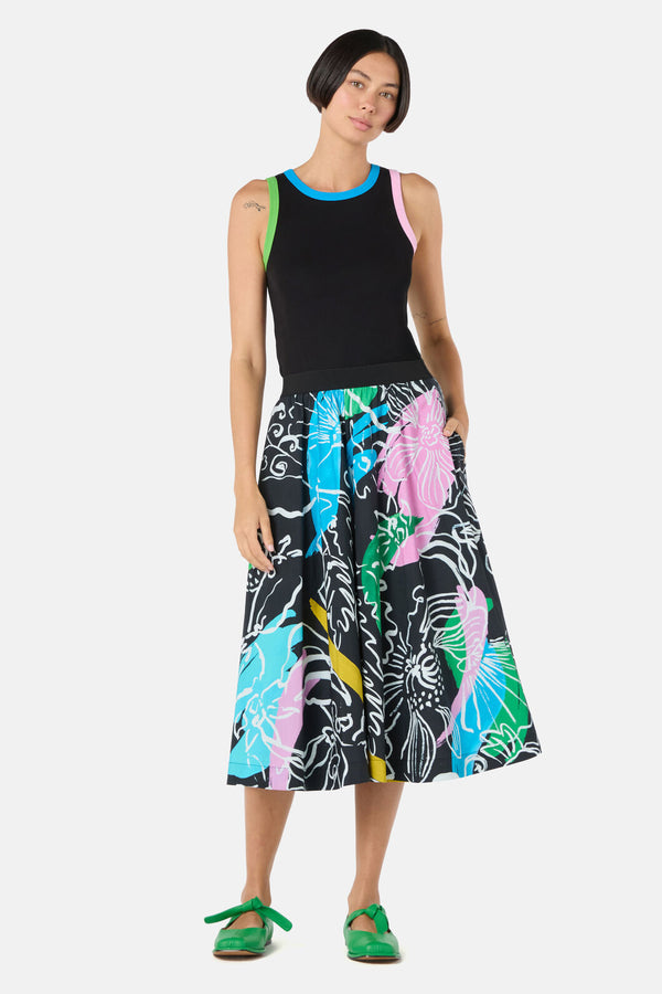 Gorman NZ - Linework Cotton Skort - print