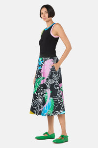 Gorman NZ - Linework Cotton Skort - print