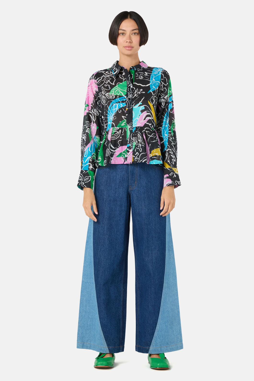 Gorman NZ - Linework Cotton Shirt - print