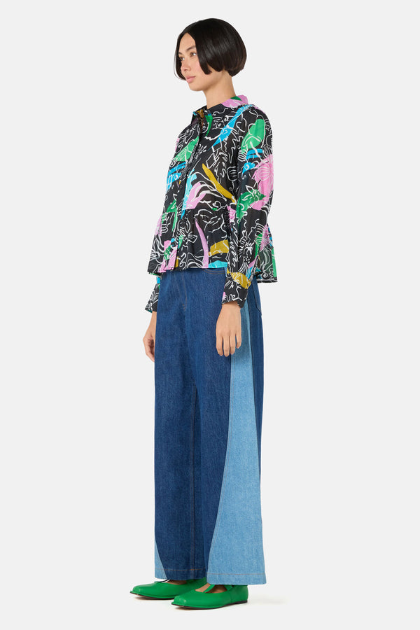 Gorman NZ - Linework Cotton Shirt - print