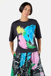 Gorman NZ - Linework EmbroideredRelaxedTee - black