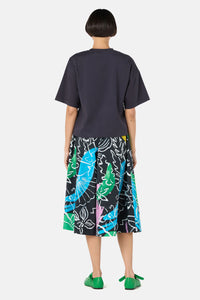 Gorman NZ - Linework EmbroideredRelaxedTee - black