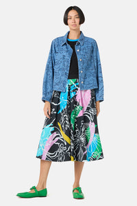 Gorman NZ - Linework Denim Jacket - print