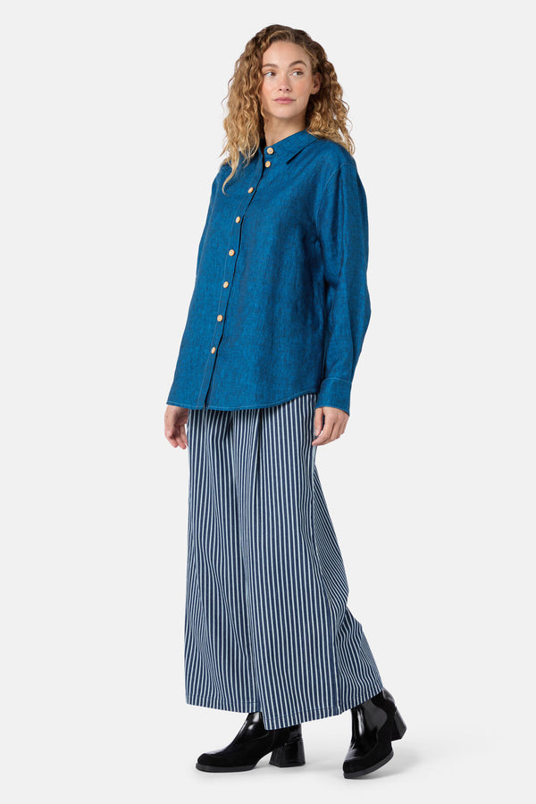 Gorman NZ - Buttons Up Shot Shirt - blue