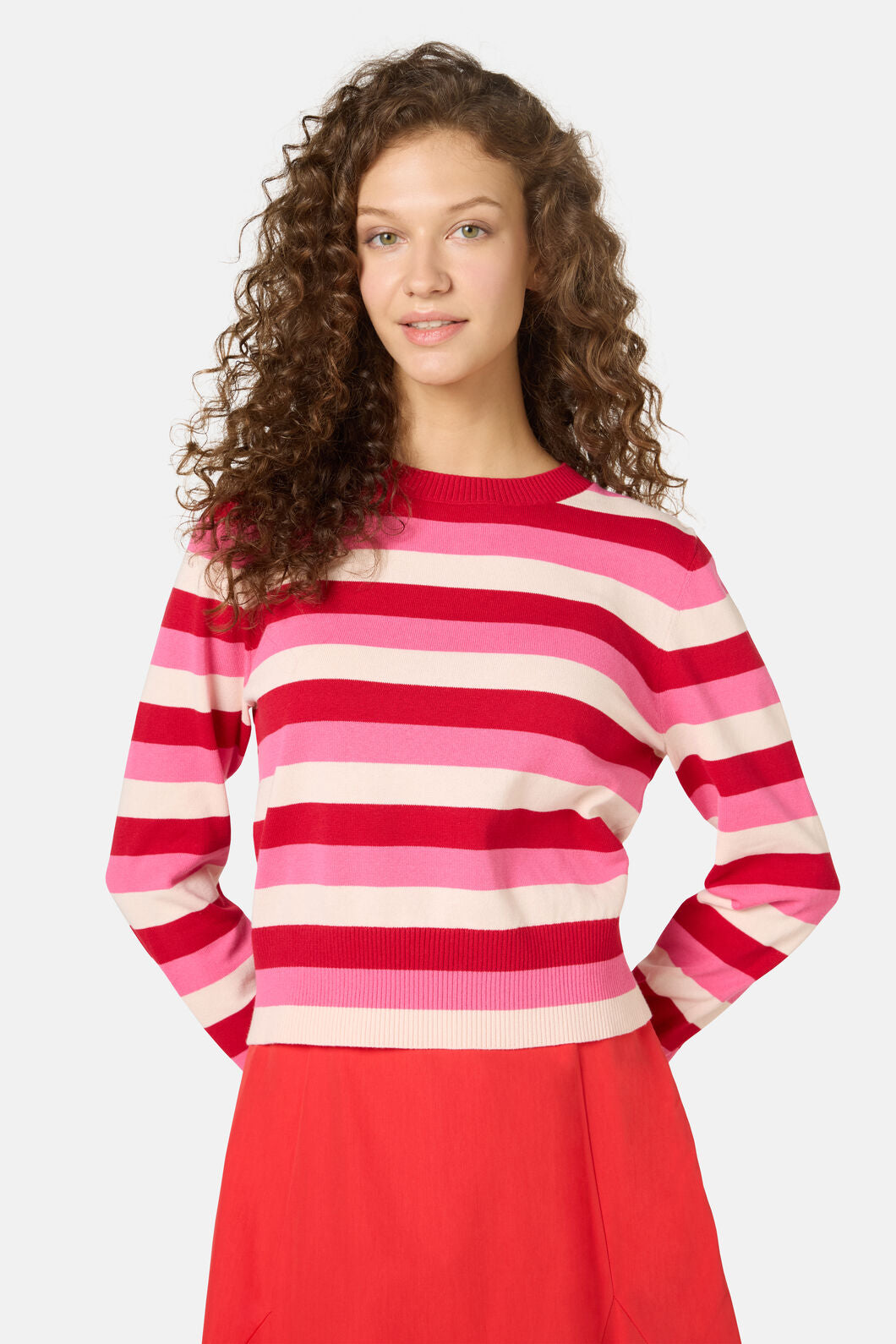 Gorman NZ - Montage Stripe Cotton Jumper - stripe