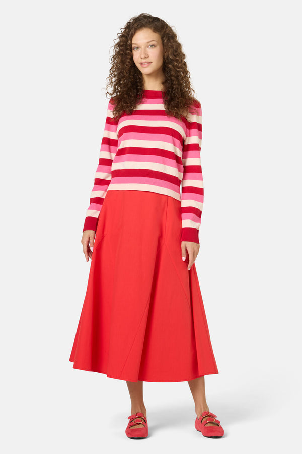 Gorman NZ - Montage Stripe Cotton Jumper - stripe