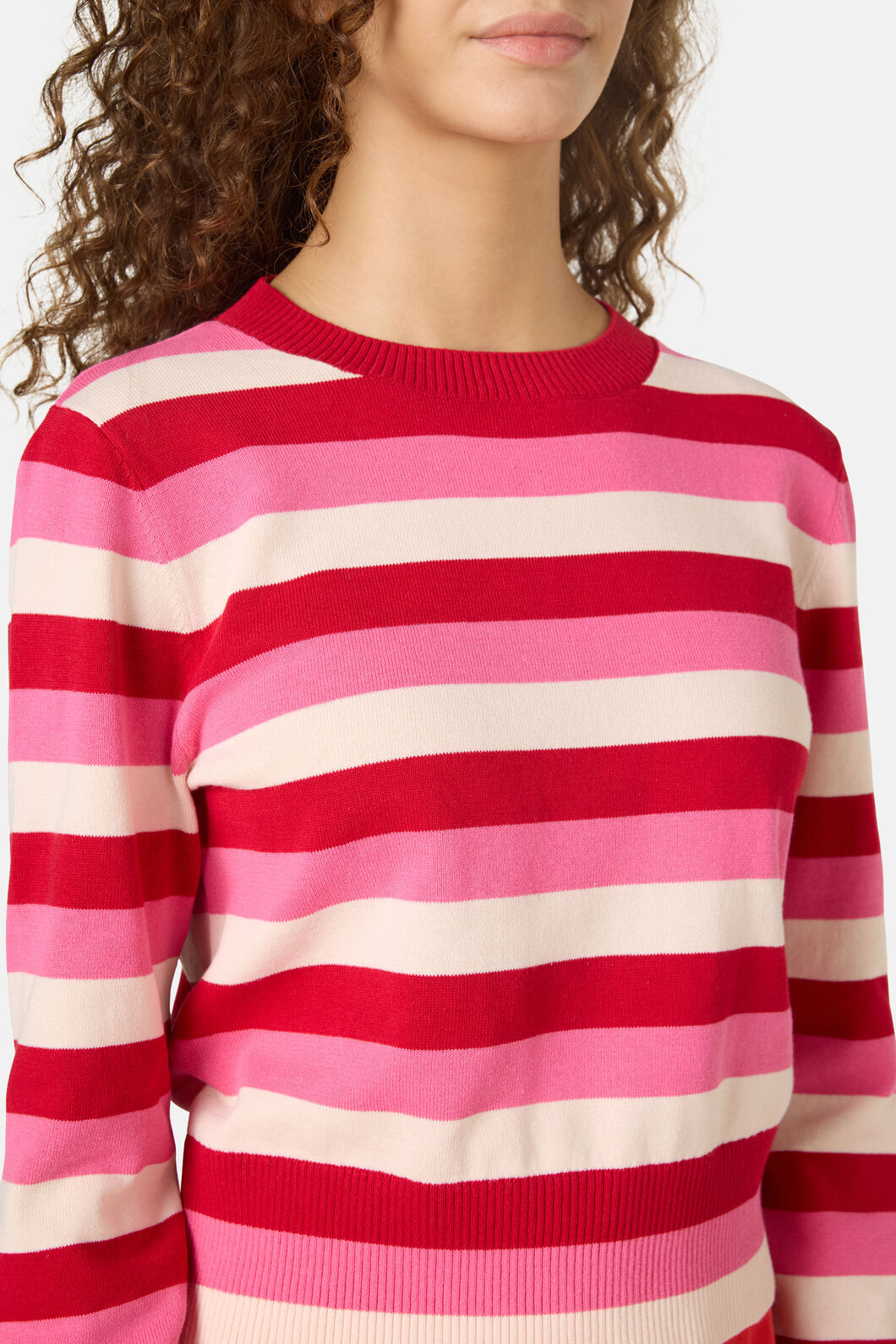 Gorman NZ - Montage Stripe Cotton Jumper - stripe