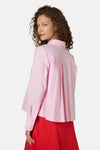 Gorman NZ - Juno Pleated Cotton Shirt - pink