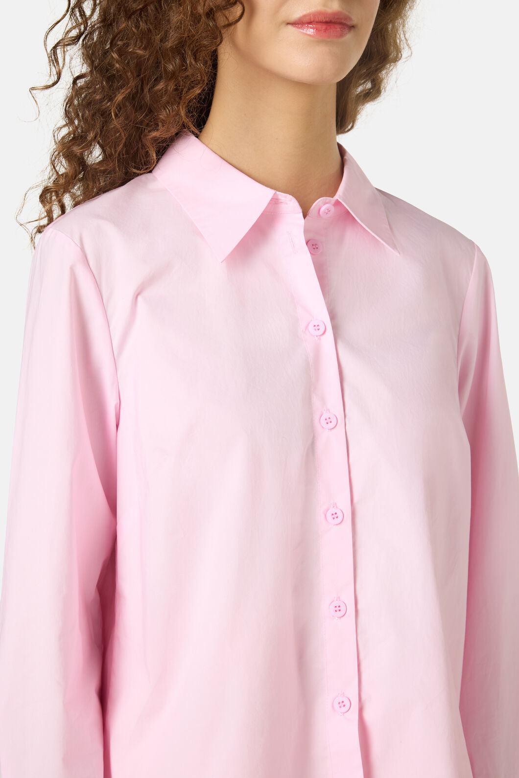 Gorman NZ - Juno Pleated Cotton Shirt - pink