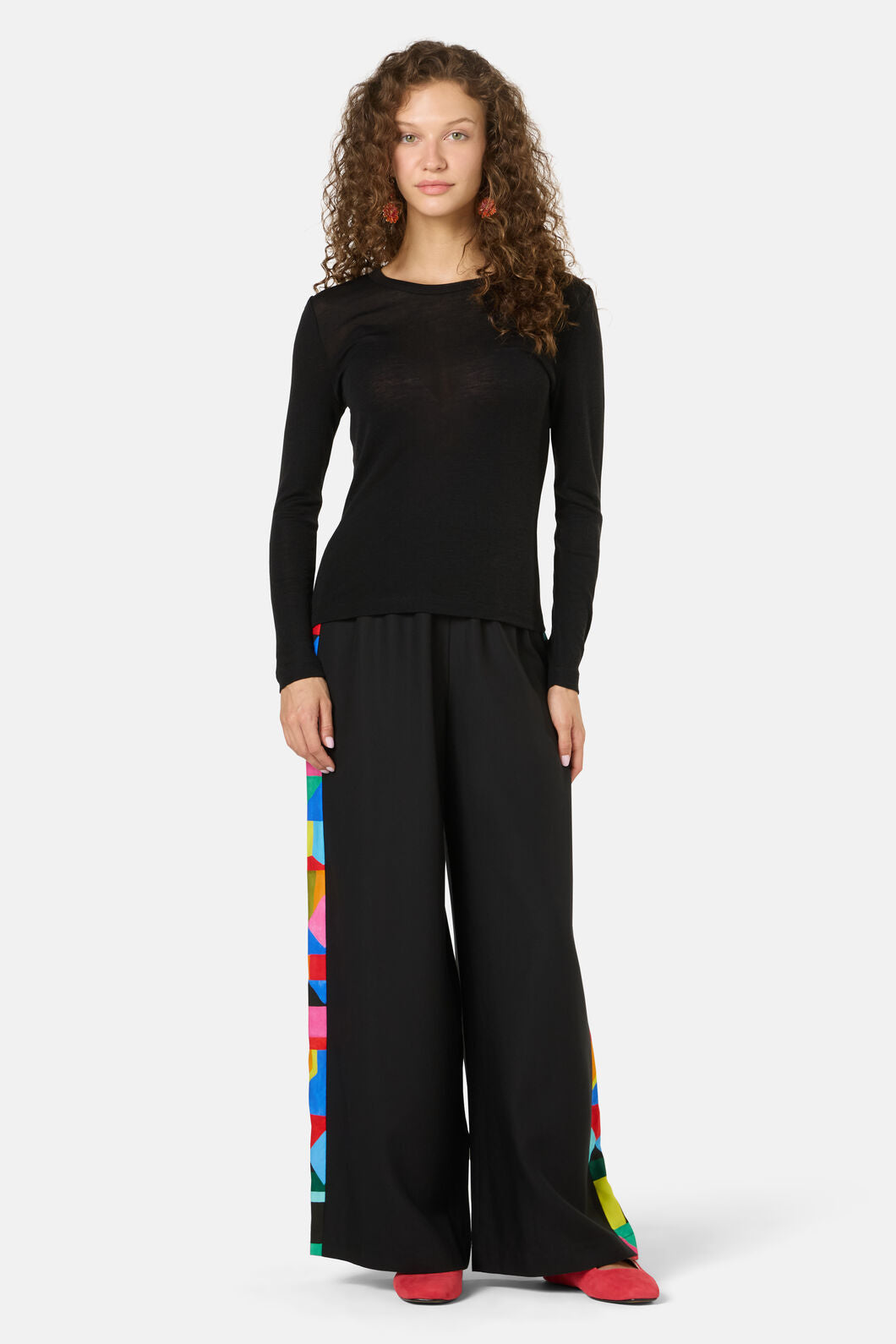 Gorman NZ - Merino Wool Crew Neck Top - black