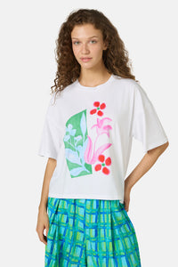 Gorman NZ - Montage Print Relaxed Tee - white