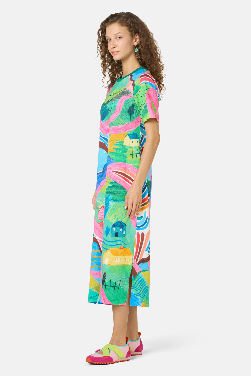 Gorman NZ - Mountain Magic Jersey Dress - print