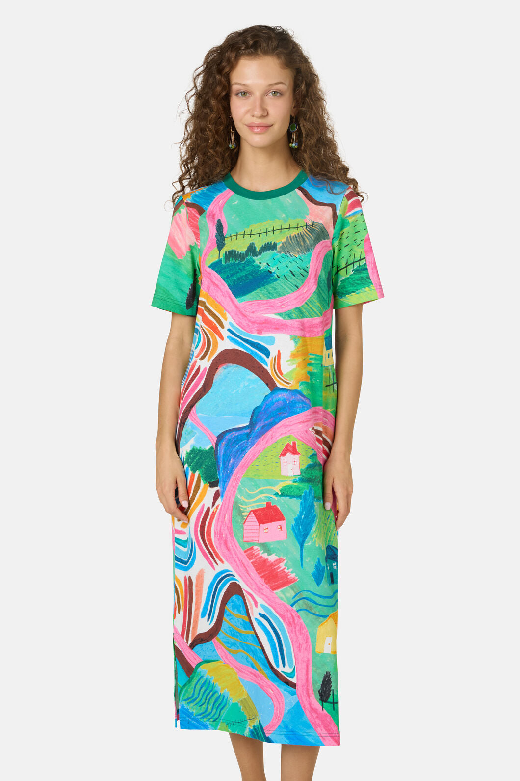 Gorman NZ - Mountain Magic Jersey Dress - print