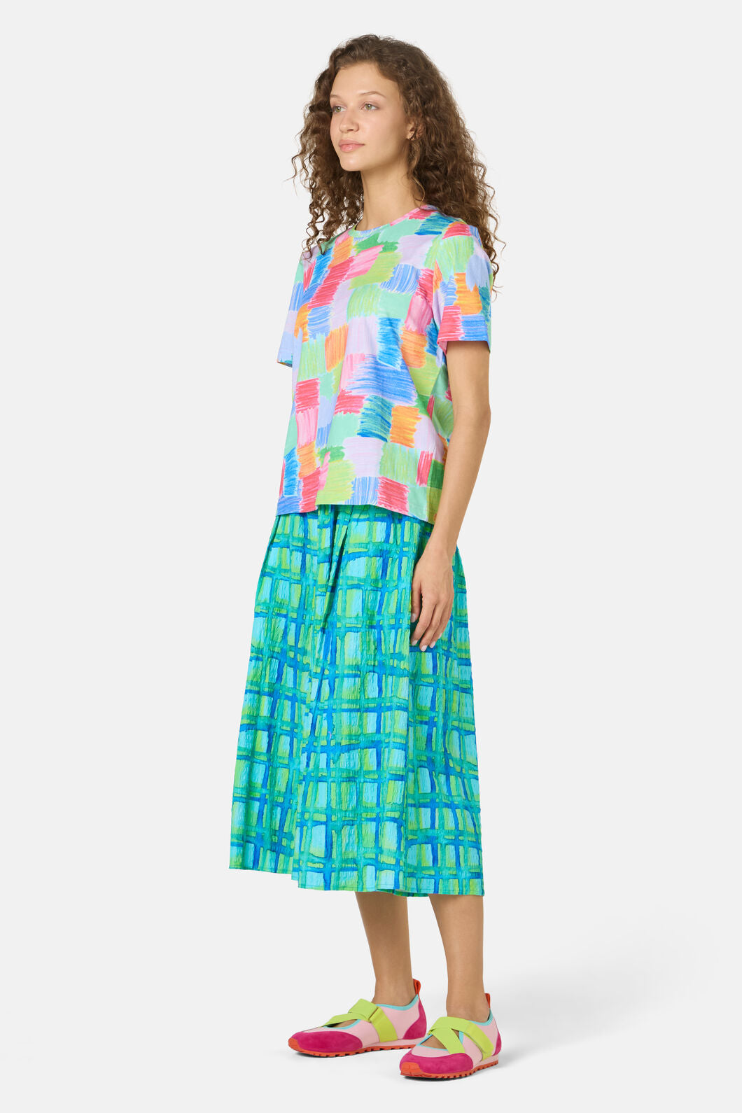 Gorman NZ - Mountain Check Classic Tee - print