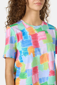 Gorman NZ - Mountain Check Classic Tee - print