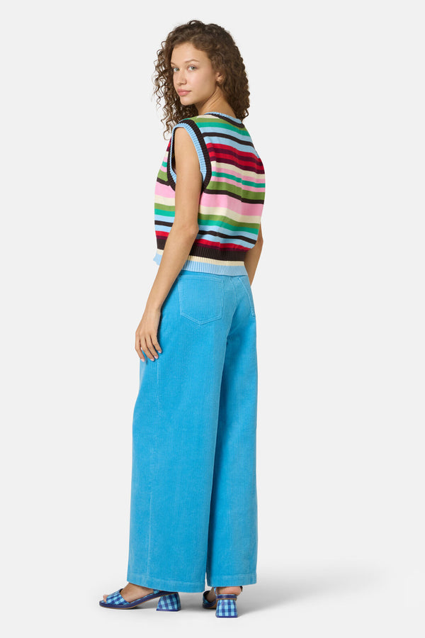 Gorman NZ - Rainbow Knit Vest - stripe