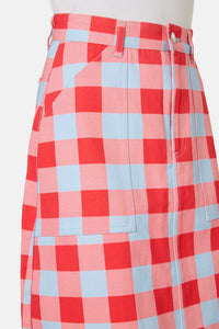 Gorman NZ - Gimme Gingham Denim Skirt - check