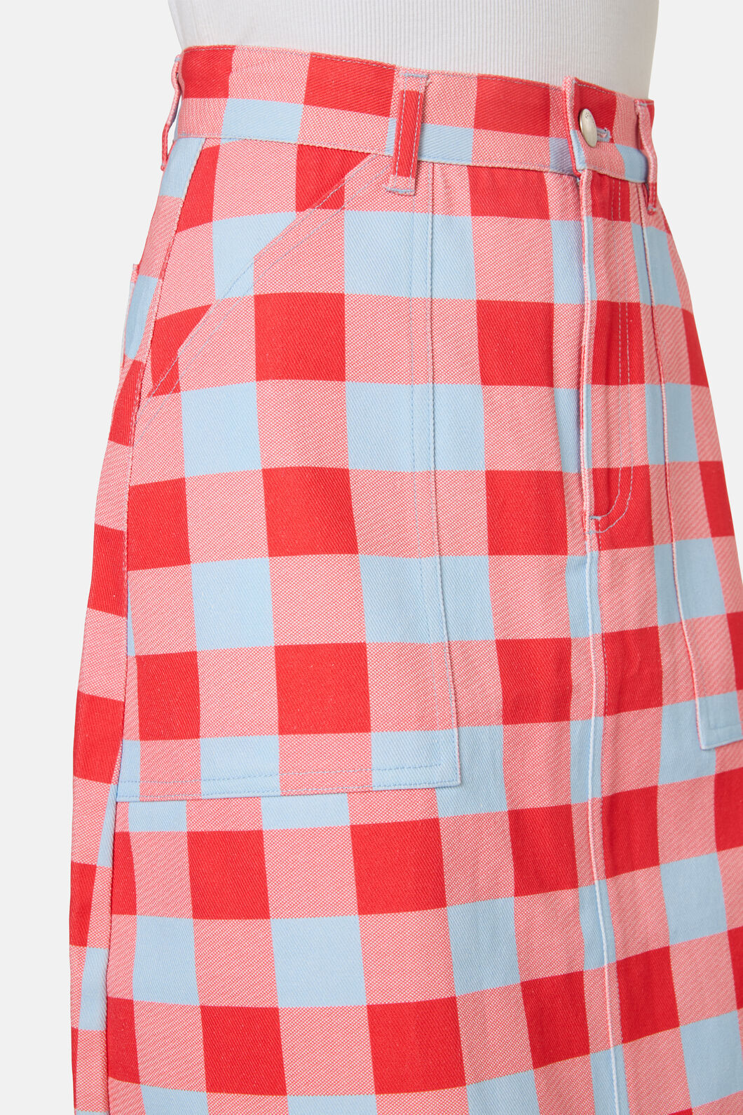 Gorman NZ - Gimme Gingham Denim Skirt - check