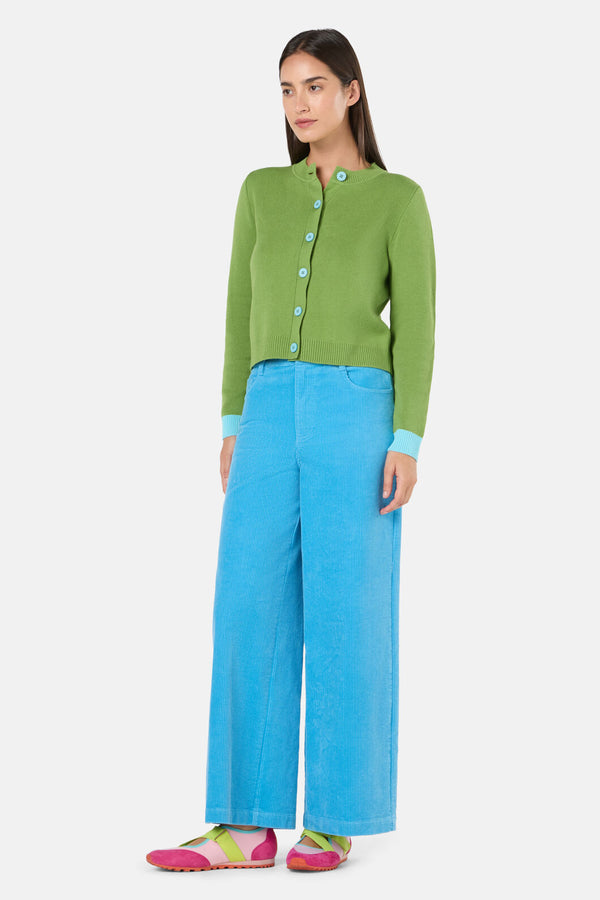Gorman NZ - Limewire Cotton Cardigan - lime