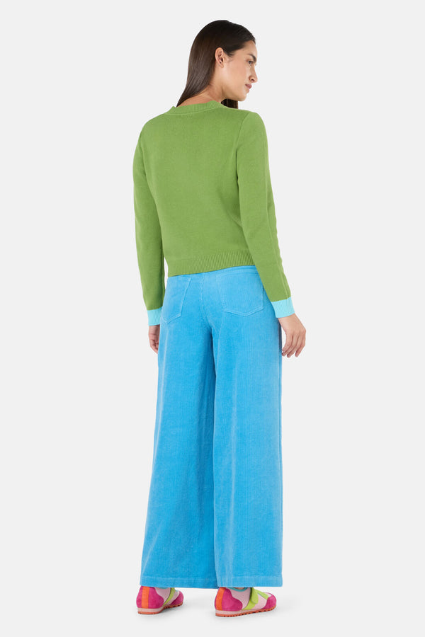 Gorman NZ - Limewire Cotton Cardigan - lime