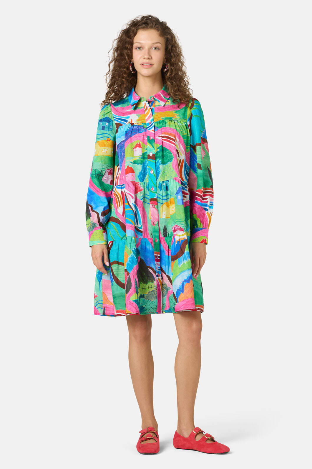 Gorman NZ - Mountain Magic Shirt Dress - print