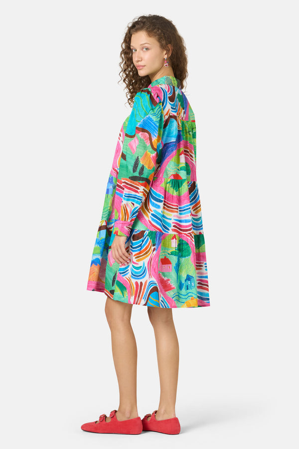 Gorman NZ - Mountain Magic Shirt Dress - print