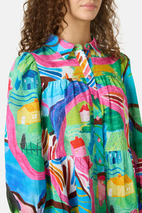 Gorman NZ - Mountain Magic Shirt Dress - print